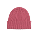 Gorro Unisex Lana Merino Reciclada Raspberry Pink - ECRU