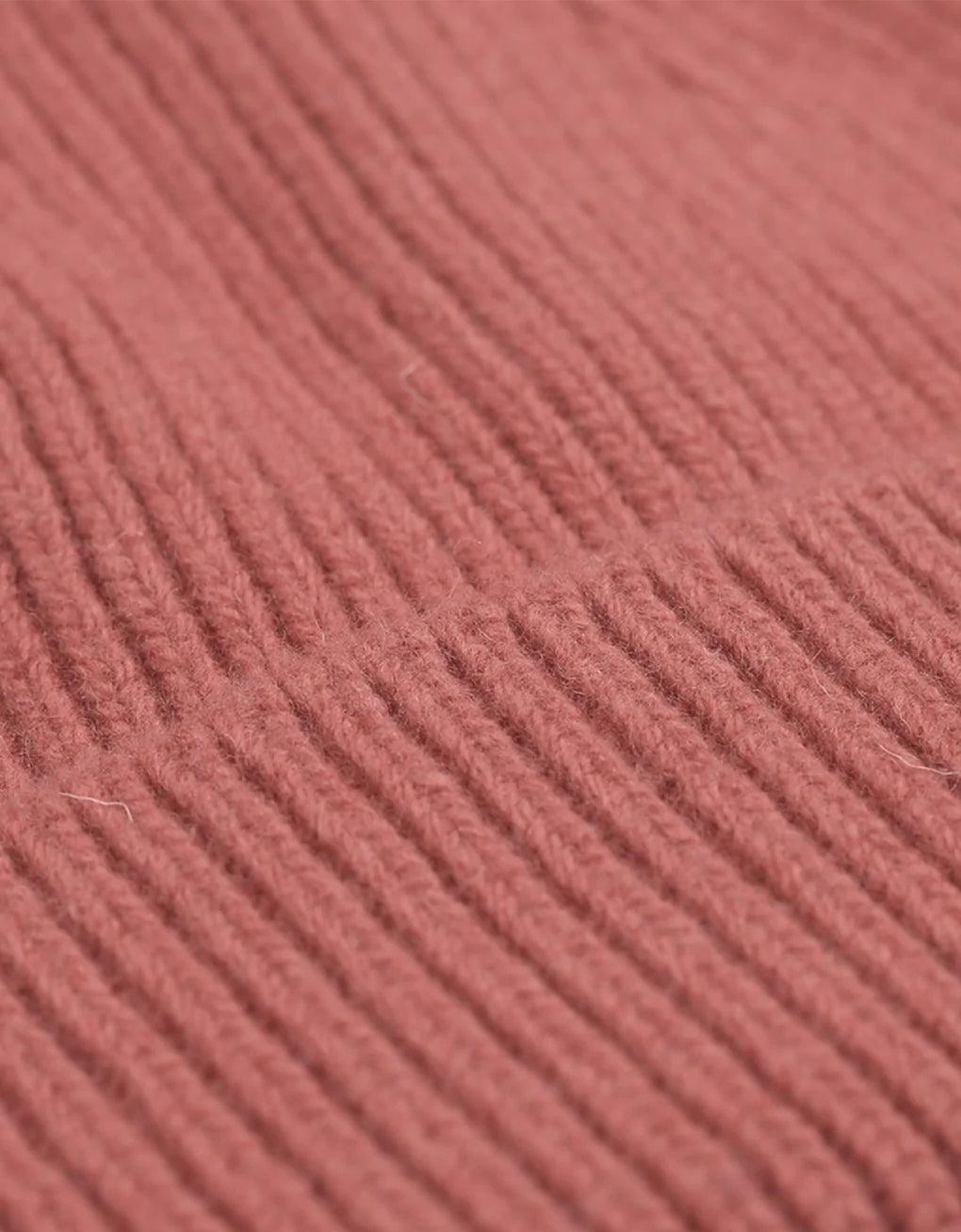 Gorro Unisex Lana Merino Reciclada Rosewood Mist - ECRU