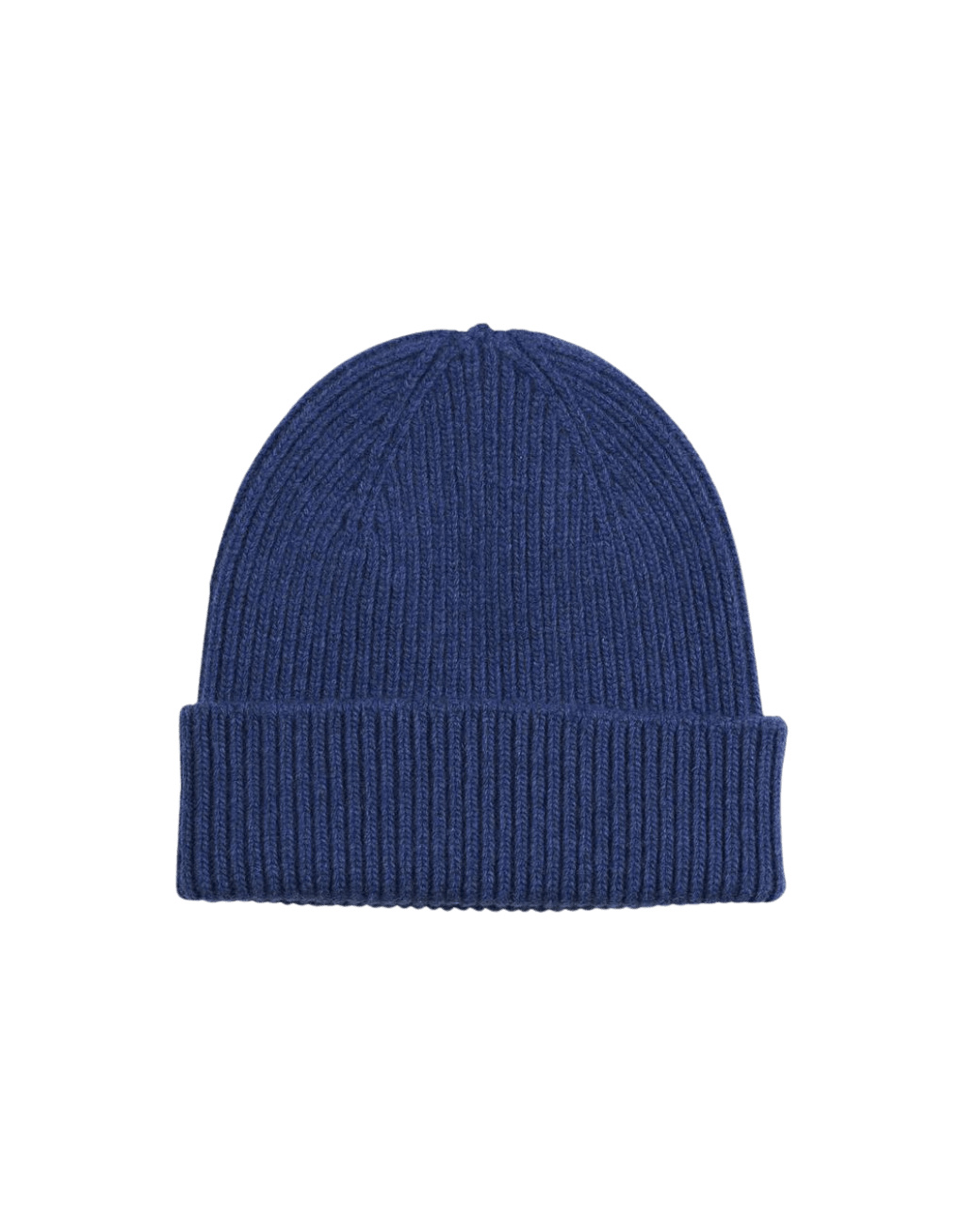 Gorro Unisex Lana Merino Reciclada Royal Blue - ECRU
