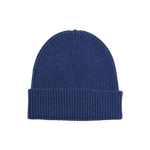 Gorro Unisex Lana Merino Reciclada Royal Blue - ECRU