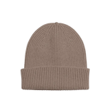 Gorro Unisex Lana Merino Reciclada Warm Taupe - ECRU