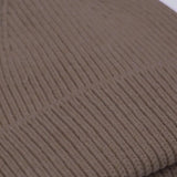 Gorro Unisex Lana Merino Reciclada Warm Taupe - ECRU