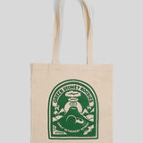 Green Stoney Tote Bag - ECRU
