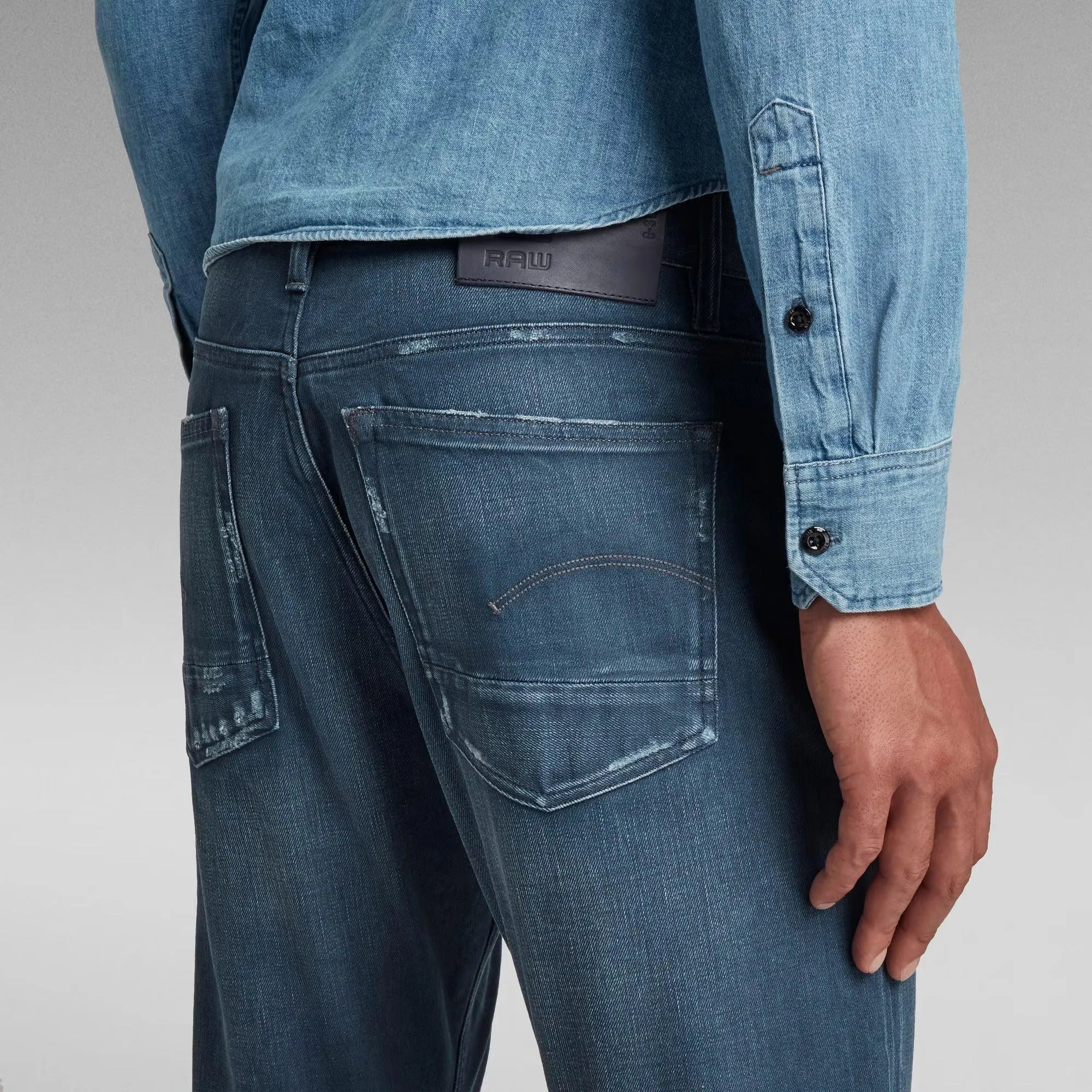 Jeans A-Staq Tapered - ECRU