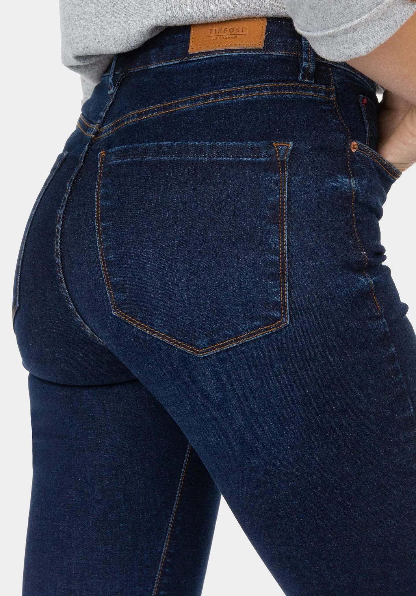Jeans Jessie 13 Skinny Tiro Alto - ECRU