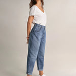 Jeans Slouchy capri - ECRU