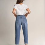 Jeans Slouchy capri - ECRU