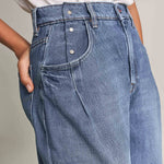 Jeans Slouchy capri - ECRU