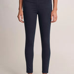 Jegging De Tiro Alto De Denim Oscuro - ECRU