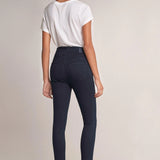 Jegging De Tiro Alto De Denim Oscuro - ECRU
