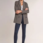 Jegging De Tiro Alto De Denim Oscuro - ECRU