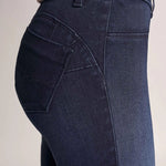 Jegging Push Up Wonder Capri De Tiro Medio - ECRU