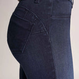 Jegging Push Up Wonder Capri De Tiro Medio - ECRU