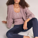 Jegging Push Up Wonder Capri De Tiro Medio - ECRU