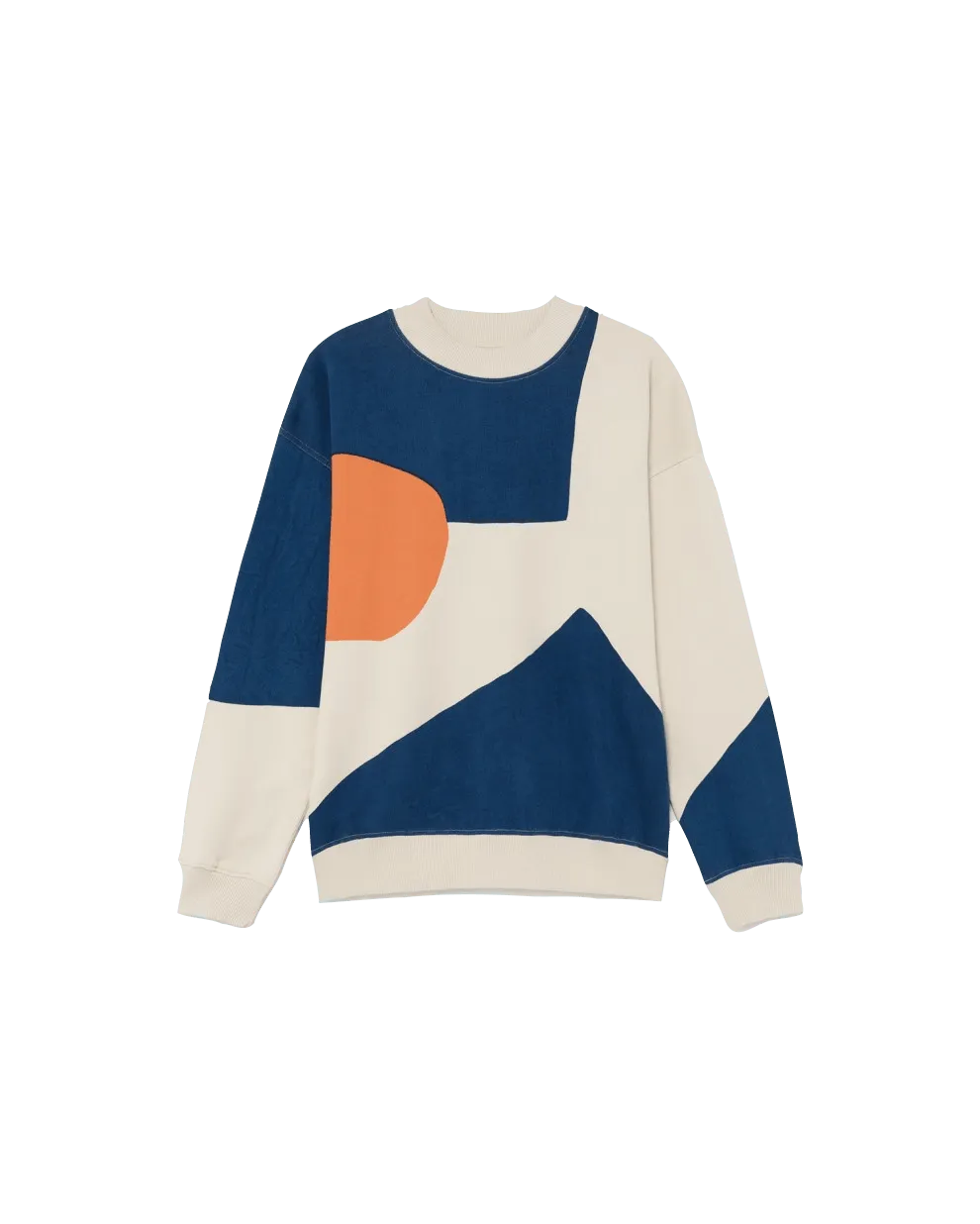 Jersey Abstract Fullprinted - ECRU