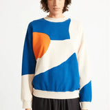 Jersey Abstract Fullprinted - ECRU