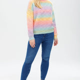Jersey Benita Rainbow Ombre - ECRU