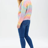 Jersey Benita Rainbow Ombre - ECRU