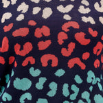 Jersey Callie Multi, Leopard Color Waves - ECRU