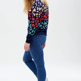 Jersey Callie Multi, Leopard Color Waves - ECRU