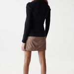 Jersey con botones en el cuello - ECRU