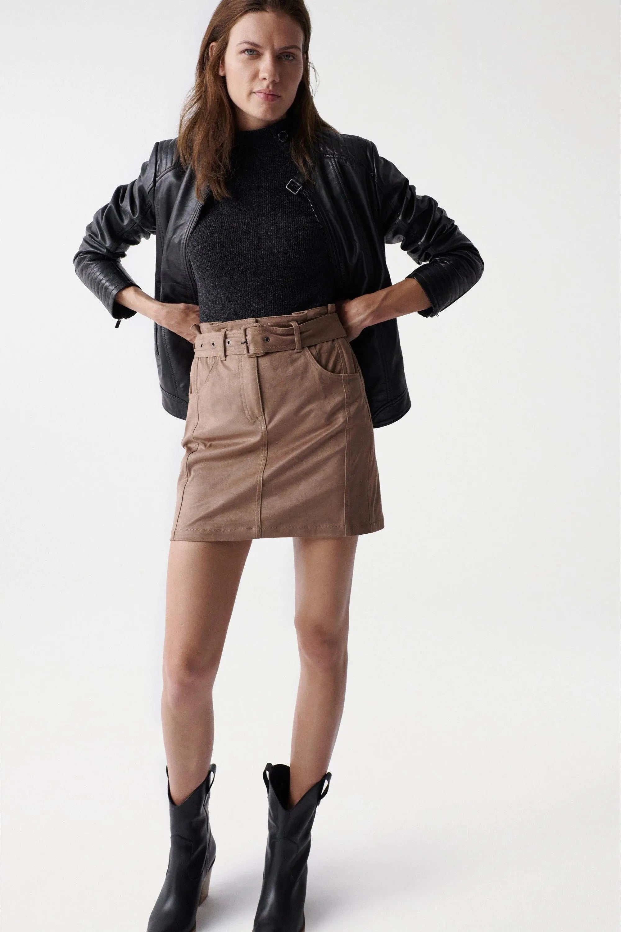 Jersey con botones en el cuello - ECRU