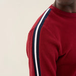 JERSEY CON CINTA EN LA MANGA - ECRU