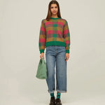 Jersey Cuadros - ECRU