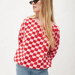 Jersey cuadros vichy - ECRU