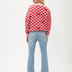 Jersey cuadros vichy - ECRU