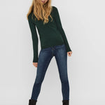 Jersey Cuello Alto Pine Grove Happiness - ECRU