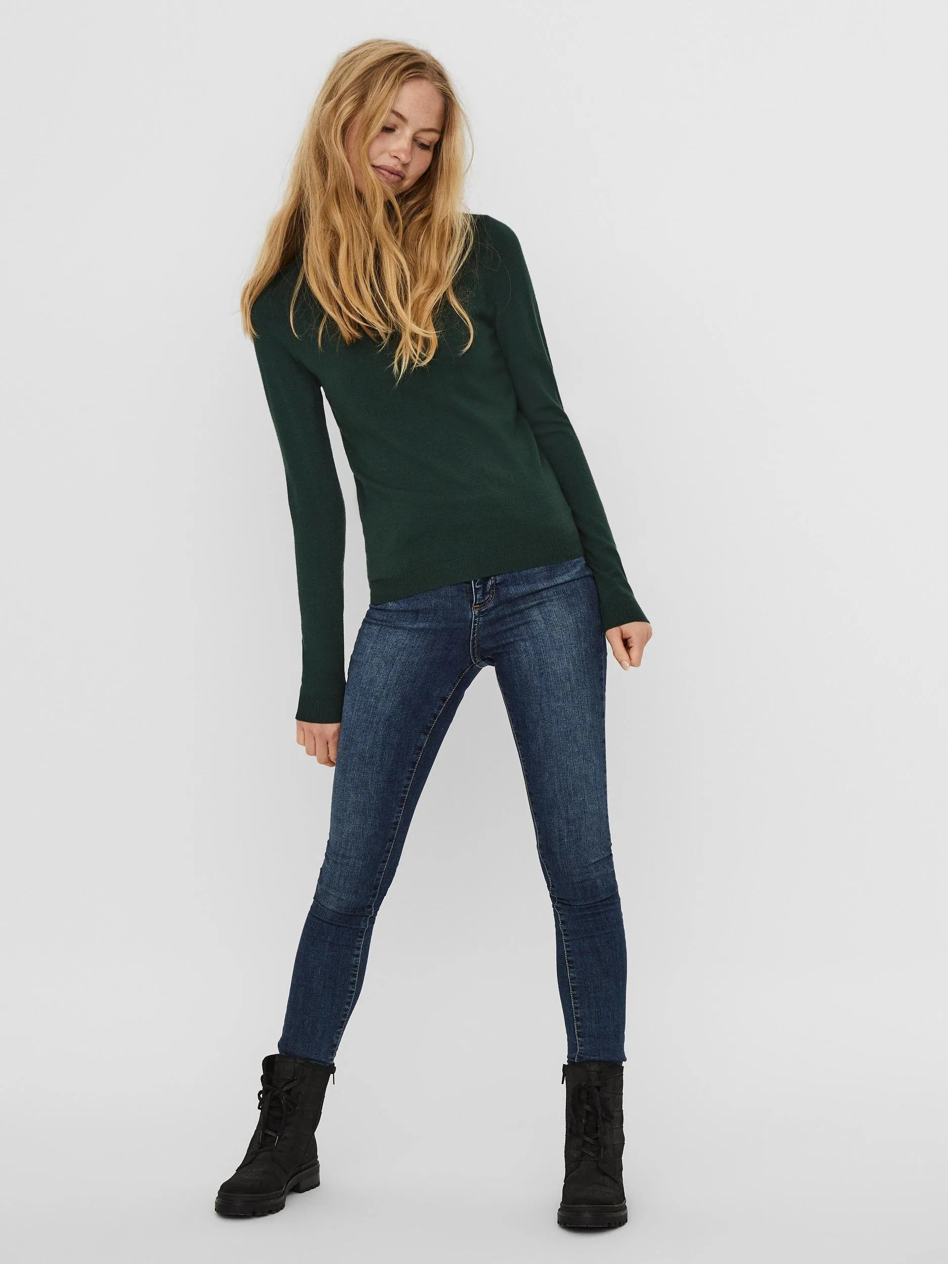 Jersey Cuello Alto Pine Grove Happiness - ECRU