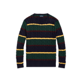 Jersey de algodón en punto de ochos - ECRU