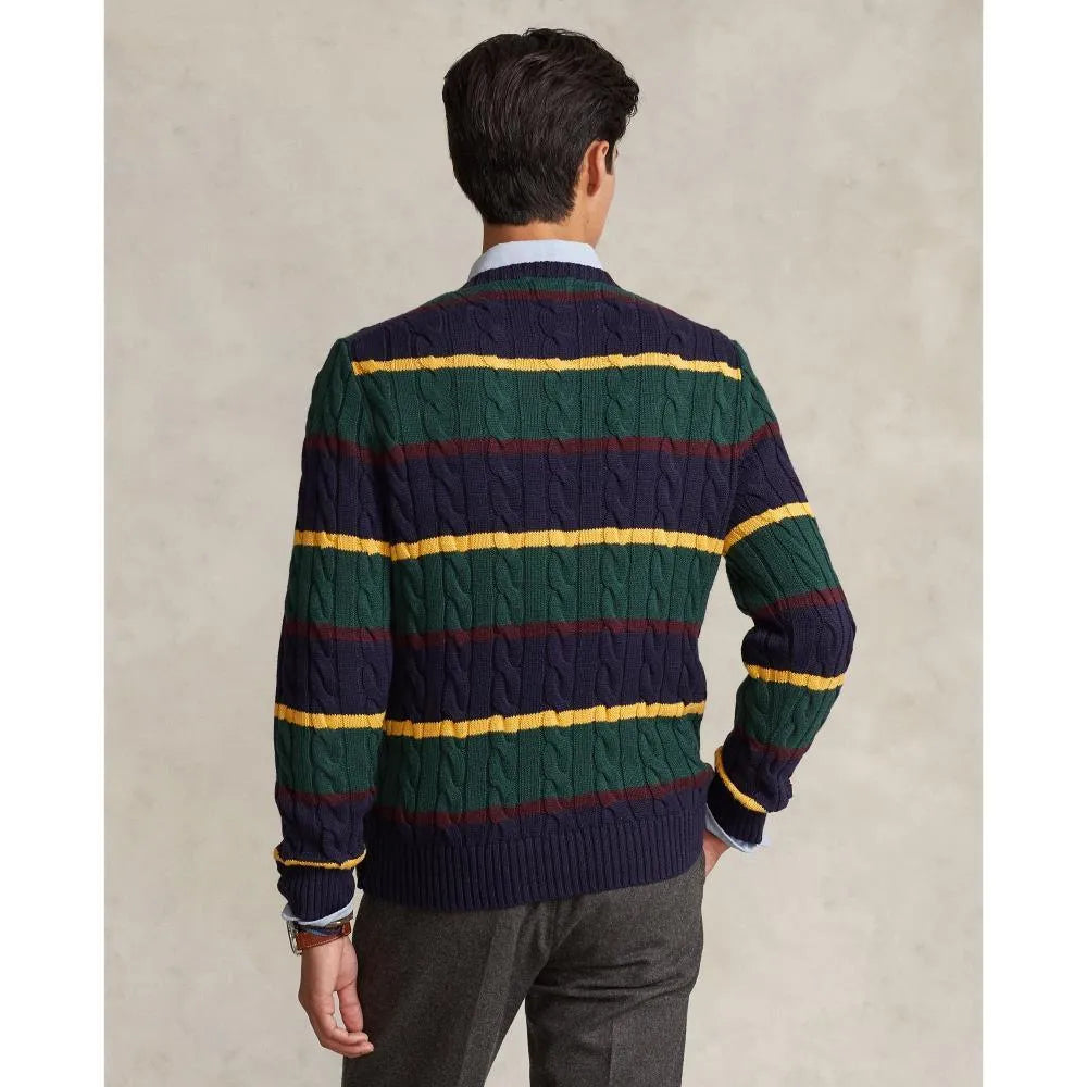 Jersey de algodón en punto de ochos - ECRU