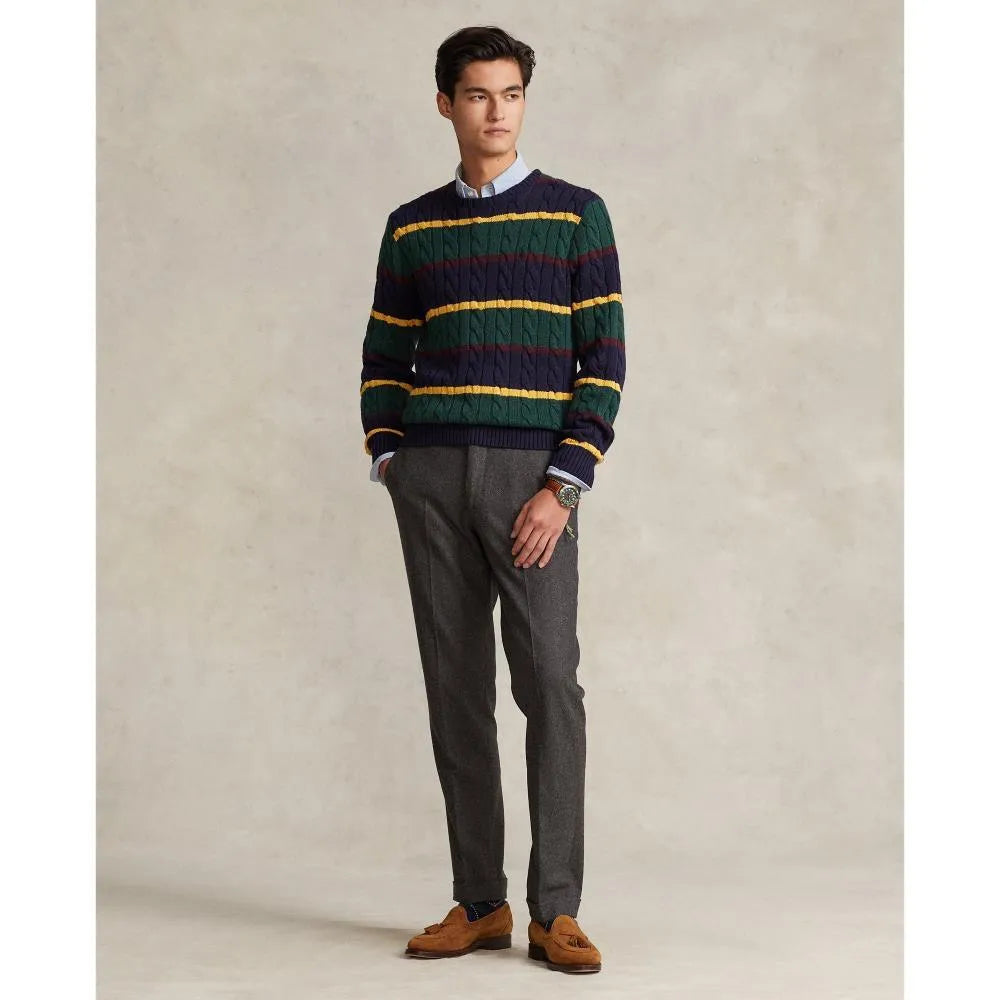 Jersey de algodón en punto de ochos - ECRU