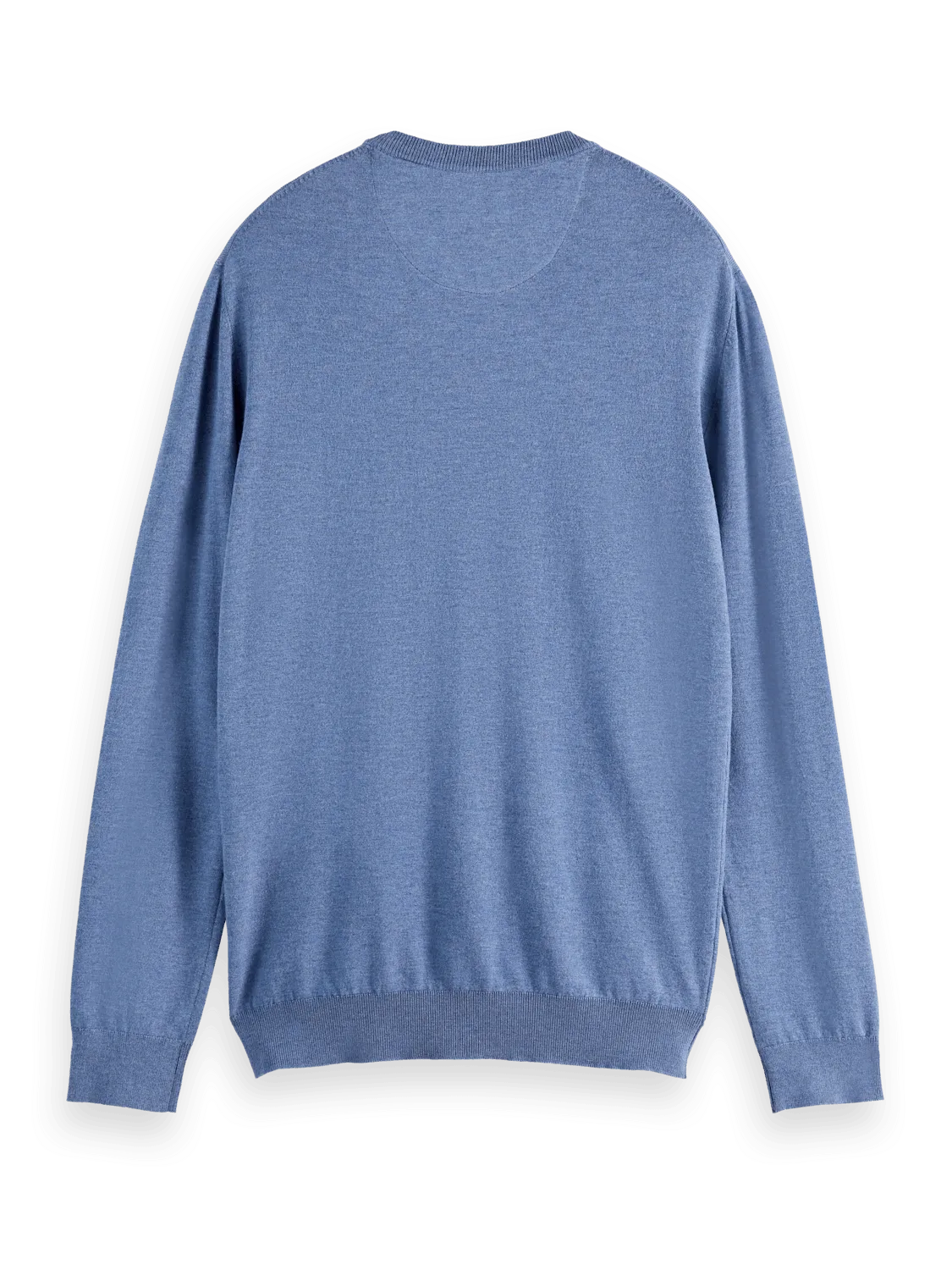 Jersey de cuello redondo con logotipo de mezcla de viscosa Ecovero - ECRU