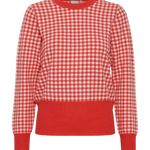 Jersey de Mujer ICHI Bexley Poppy Red - ECRU