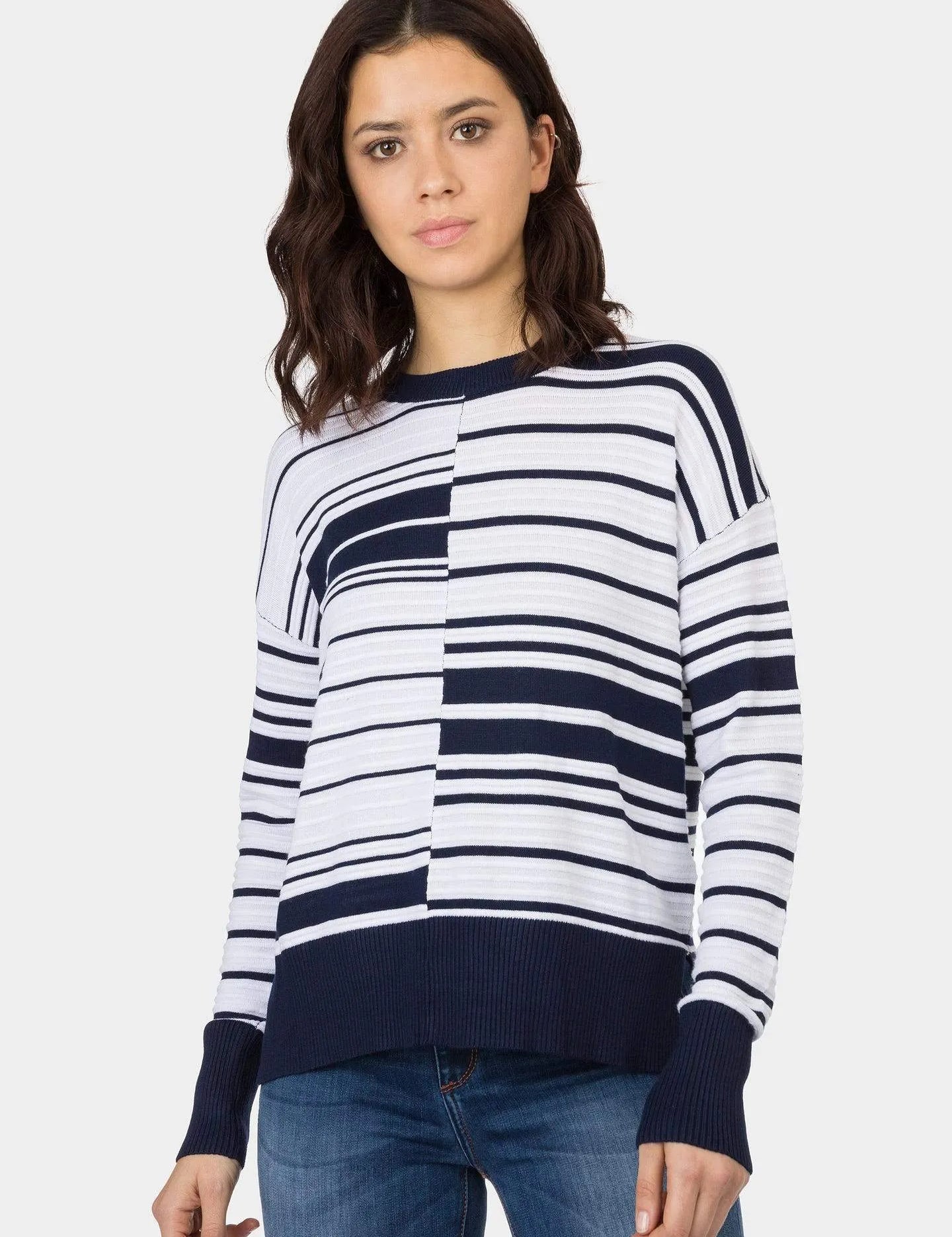 Jersey de Punto Rayas Topazio 1 - ECRU