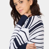 Jersey de Punto Rayas Topazio 1 - ECRU