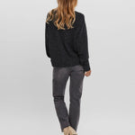 Jersey Doffy Black - ECRU