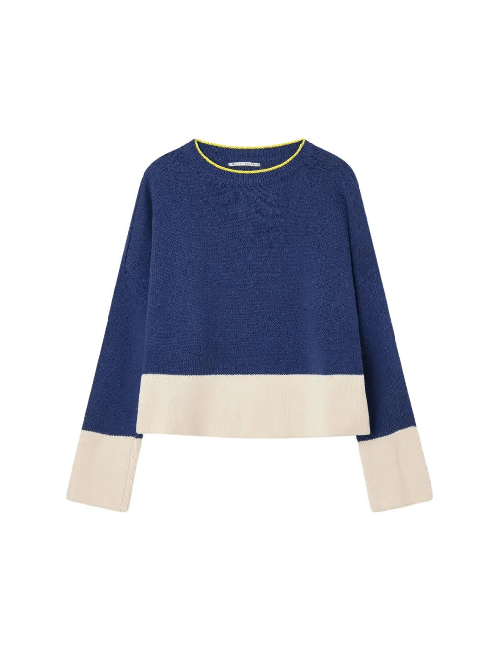 Jersey Dr Bloom Caravan Azul - ECRU