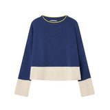 Jersey Dr Bloom Caravan Azul - ECRU