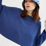 Jersey Dr Bloom Caravan Azul - ECRU