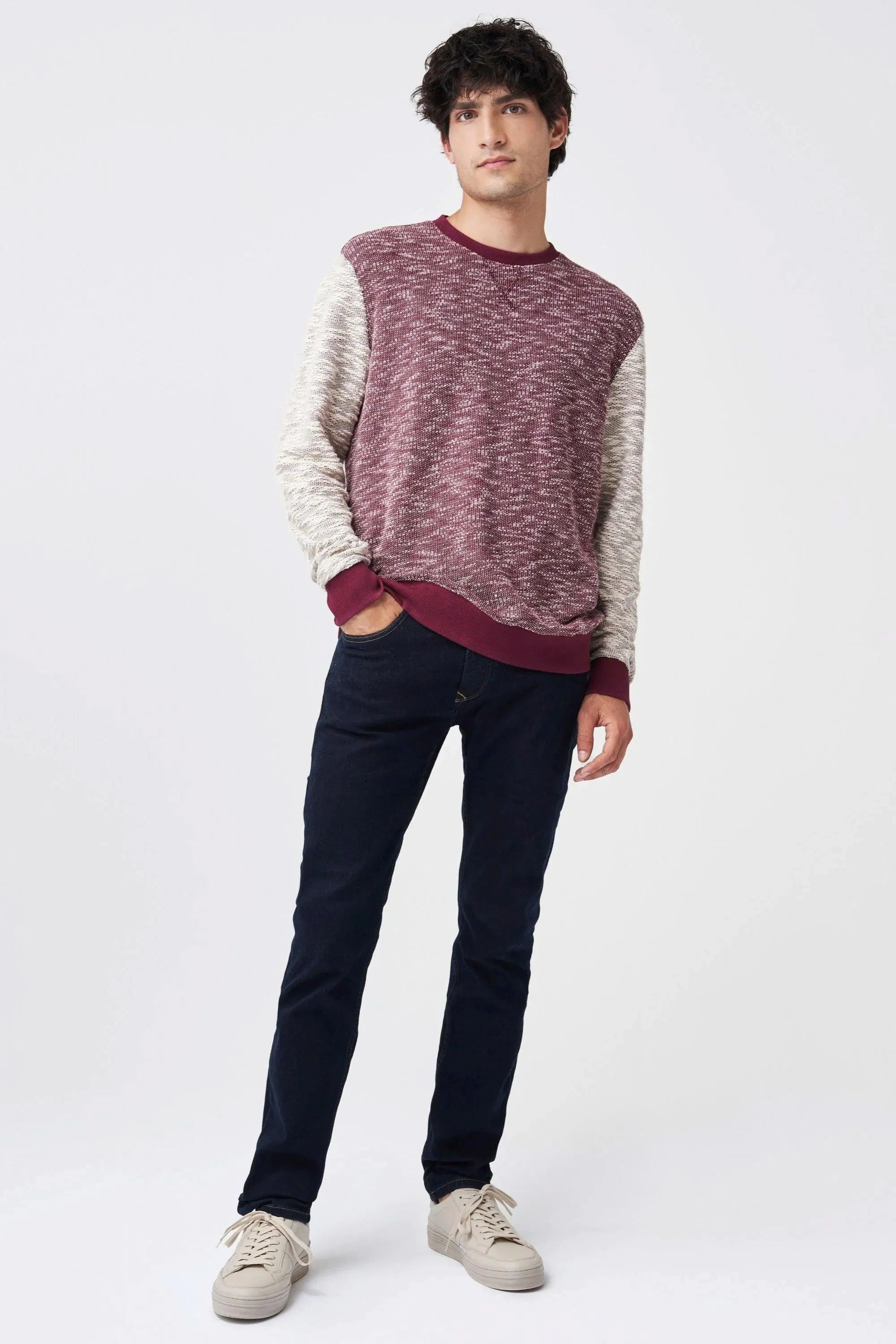 Jersey Fino Slim Fit - ECRU