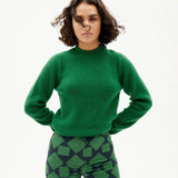 Jersey Hera De Punto Verde Garden - ECRU