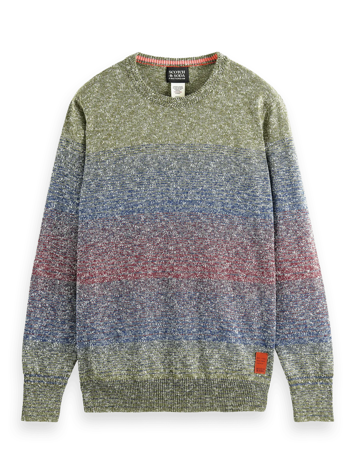 Jersey Melange a Rayas - ECRU