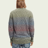 Jersey Melange a Rayas - ECRU