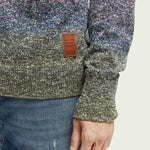 Jersey Melange a Rayas - ECRU