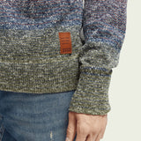 Jersey Melange a Rayas - ECRU