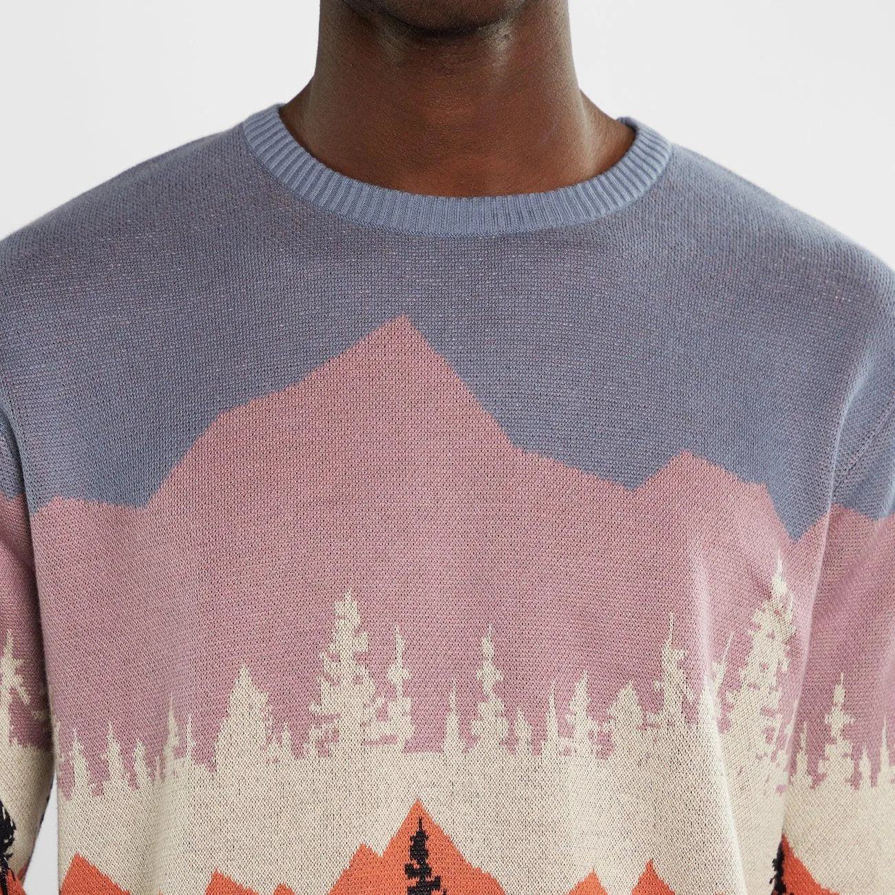 Jersey Mora Landscape Multi Color - ECRU